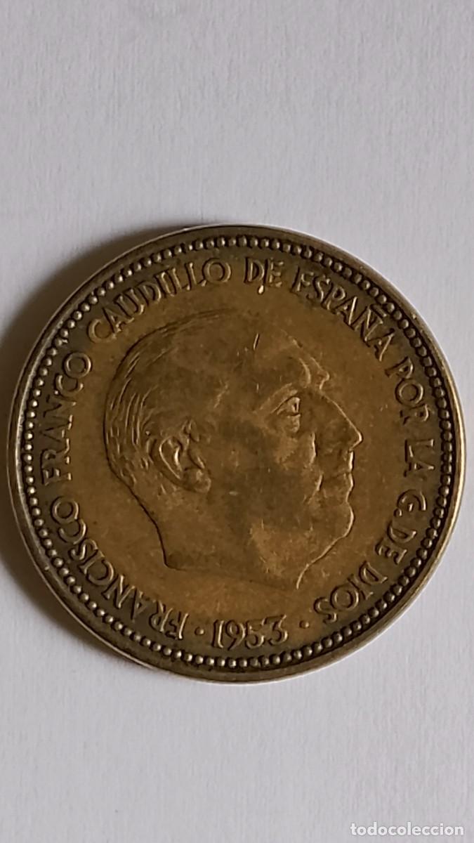 Monete Franco: MONEDA 2.50 PESETAS 1953 ESTRELLA 56