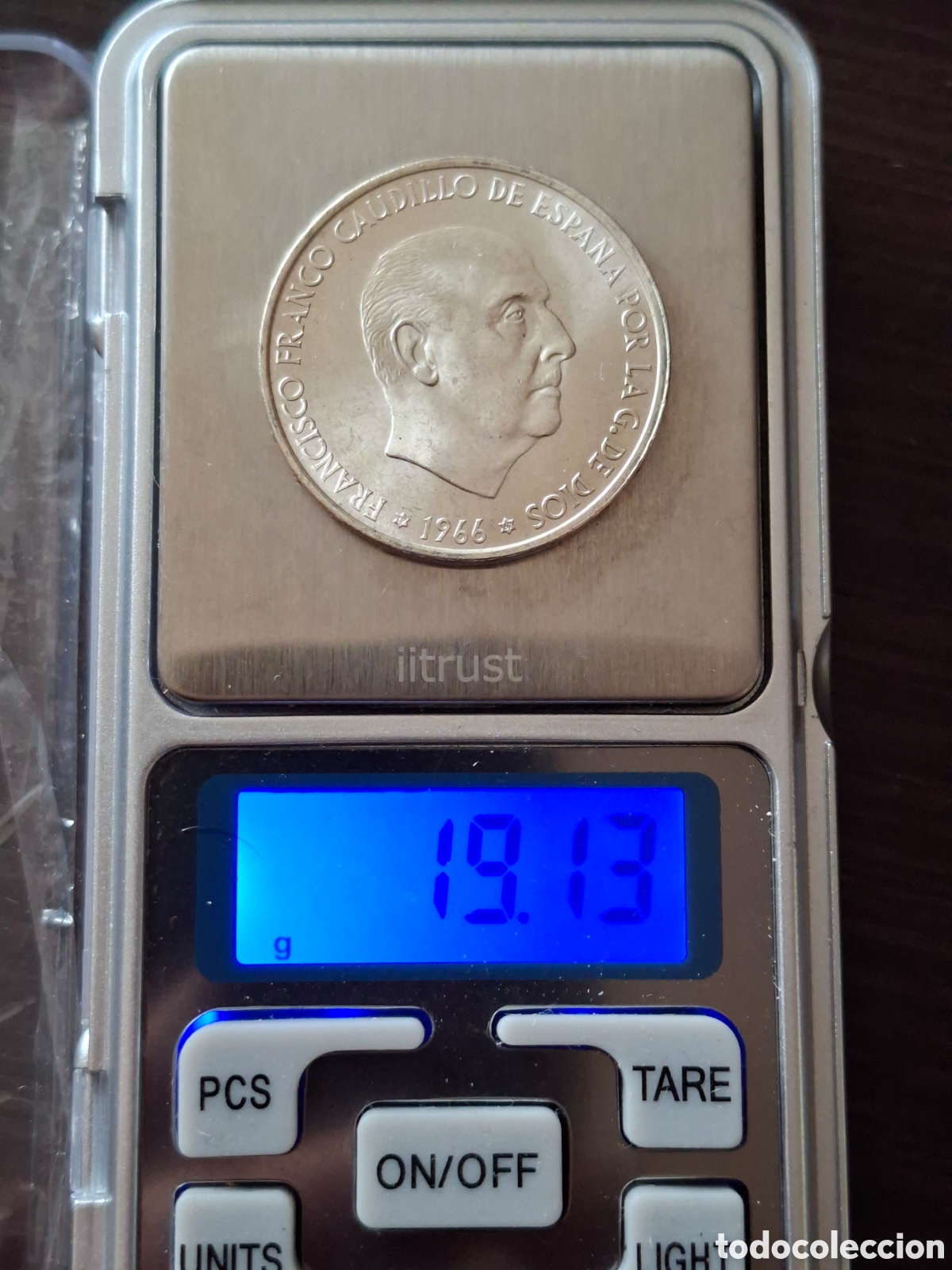 Monedas Franco: 100 PESETAS FRANCO PLATA ESPA&Ntilde;A ESTRELLA 67 SIN CIRCULAR