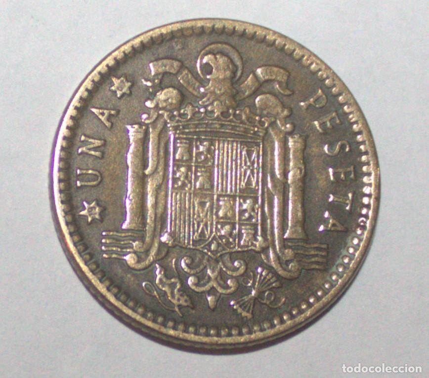 Monedas Franco: MONEDA DE 1 PESETA FRANCO 1963 ESTRELLA 67 (FOTO)