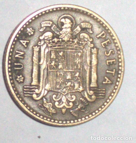 Monedas Franco: MONEDA DE 1 PESETA FRANCO 1953 ESTRELLA 61 (FOTO)