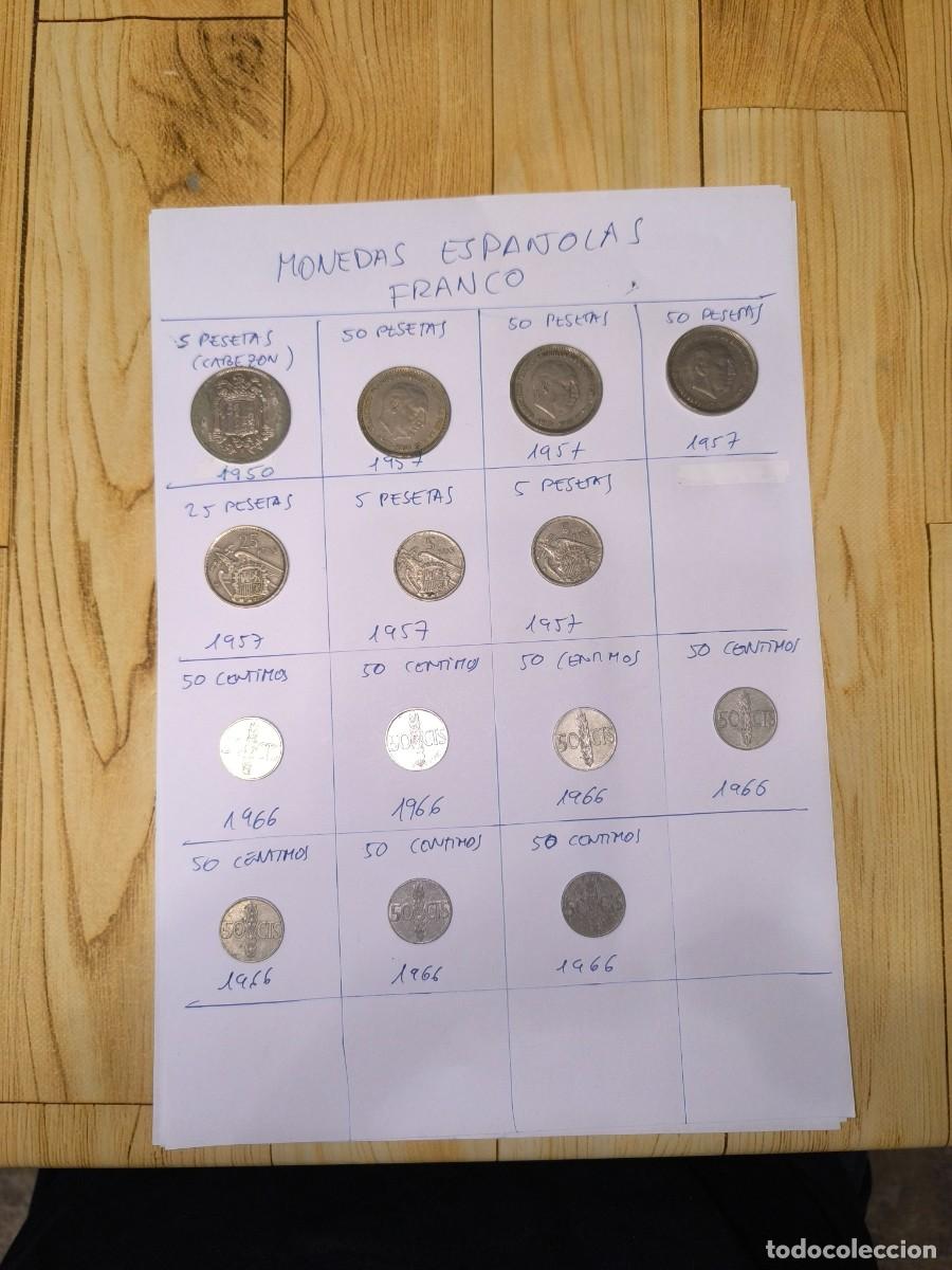 Monedas Franco: Monedas espa&ntilde;olas de Franco