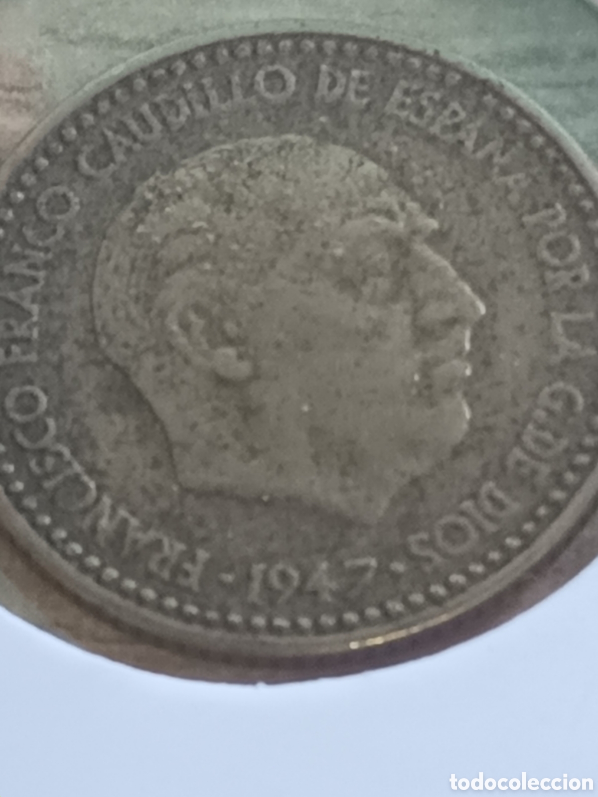 Monedas Franco: 1 PESETA DE FRANCO 1947 *48