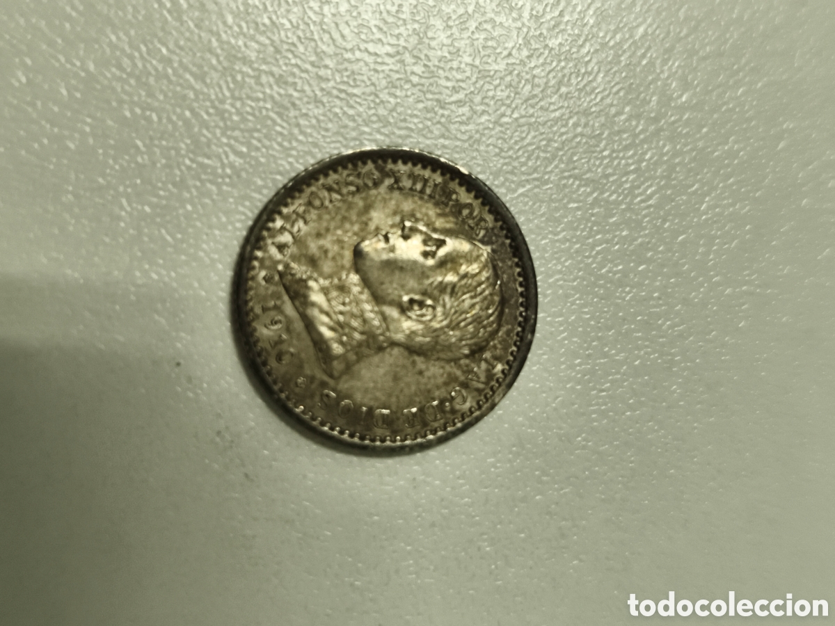 Monedas Franco: Moneda 50 c&eacute;ntimos Alfonso XIII Espa&ntilde;a
