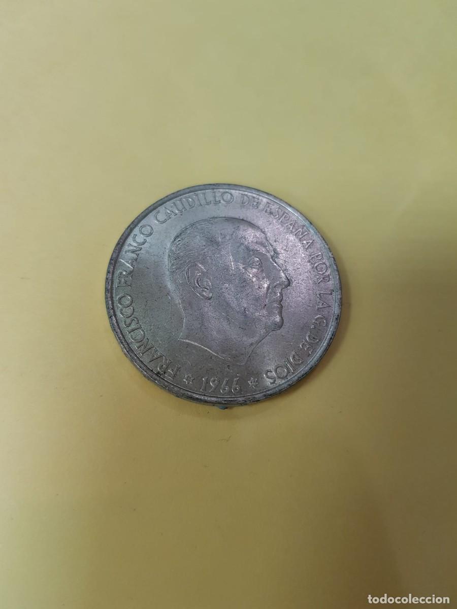 Monedas Franco: ESPA&Ntilde;A-ESTADO ESPA&Ntilde;OL-100 PESETAS-1966*19-66
