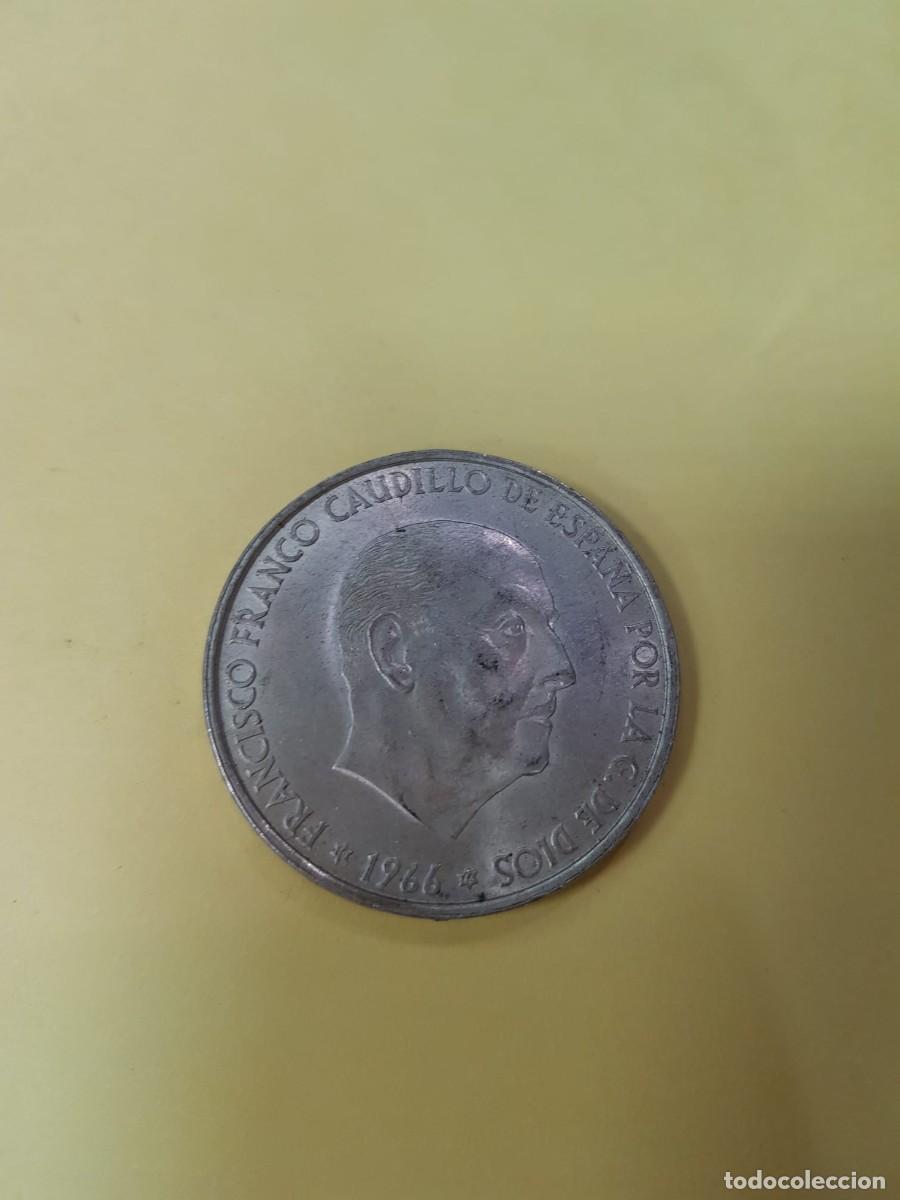 Monedas Franco: ESPA&Ntilde;A-ESTADO ESPA&Ntilde;OL-100 PESETAS-1966*19-66