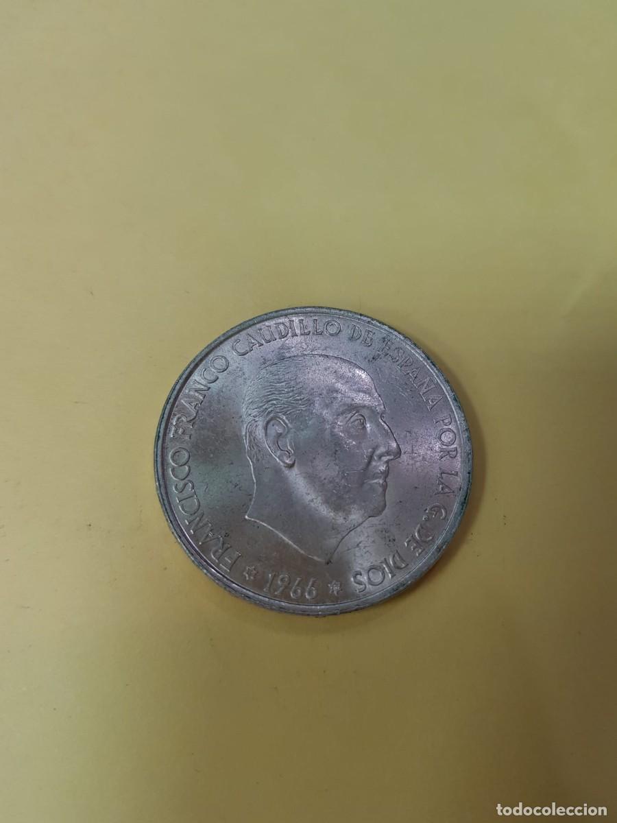 Monedas Franco: ESPA&Ntilde;A-ESTADO ESPA&Ntilde;OL-100 PESETAS-1966*19-67