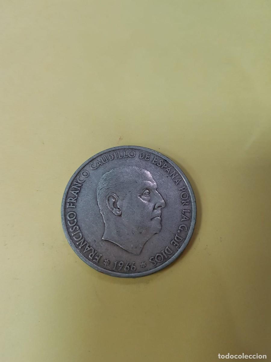 Monedas Franco: ESPA&Ntilde;A-ESTADO ESPA&Ntilde;OL-100 PESETAS-1966*19-68