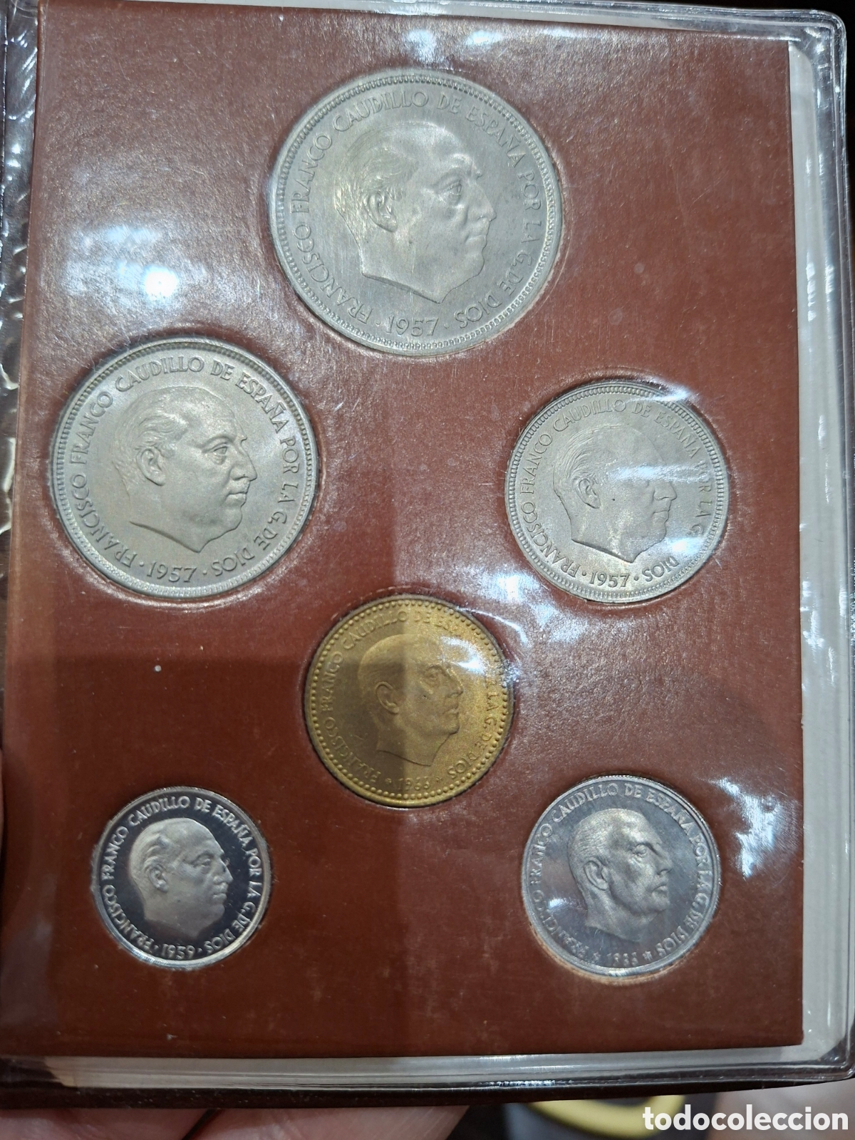 Monedas Franco: CARTERA MONEDAS 1975 FRANCO PRUEBAS MUY BUEN ESTADO