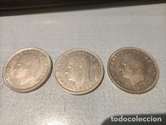 Monedas Franco: 3 MONEDAS 50 PTS JUAN CARLOS I 1975-1982-1983