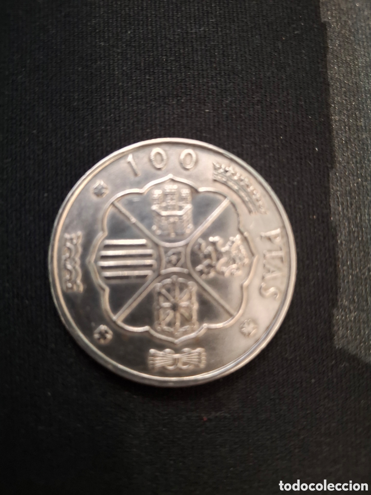 Monedas Franco: Moneda de 100 pesetas plata - Foto 2