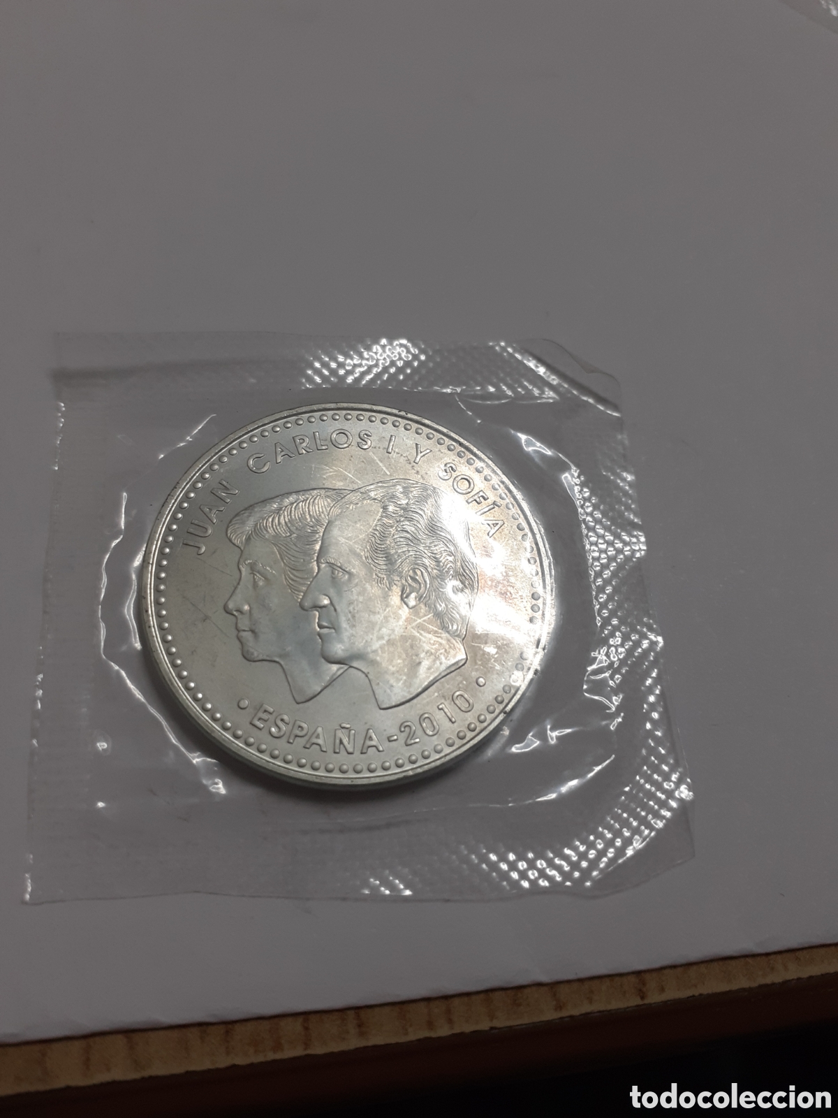 Monedas Franco: Moneda de 20 euros plata del 2010