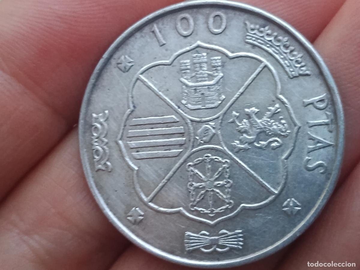 Monedas Franco: 100 pesetas de plata de 1966 estrella 70 - Foto 2