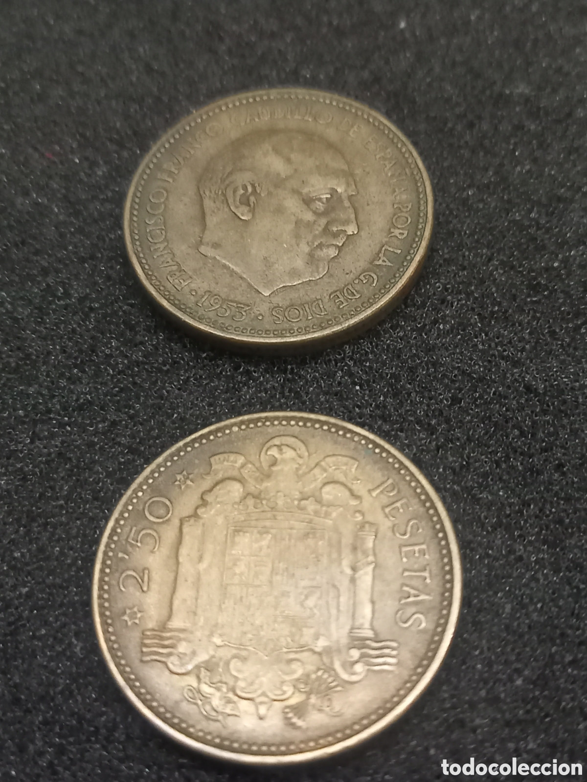 Monedas Franco: Moneda de 2,50 Pesetas de Franco (1953)