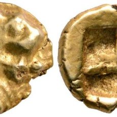 Monedas Grecia Antigua: ASIA MENOR. JONIA (IONIA)! CECA INCIERTA! HEMIHECTE (DUODÉCIMO DE ESTÁTERA). ELECTRO. 2 EJEMPLARES. Lote 117483259