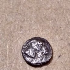 Monedas Grecia Antigua: RARO HEMIOBOLO AIGAI MACEDONIA (485-470 A.C.) CABEZA DE CABRA O CHIVO