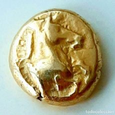 Monedas Grecia Antigua: 1/6 ESTÁTERA-STATER (HEKTE) ELECTRUM PHOKAIA? CA. 600-550 A.C. CABALLO ”ENCABRITADO. UNPUBLISHED. Lote 214645151