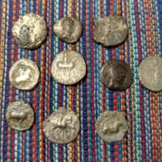 Monedas Grecia Antigua: 109- LOTE DE DIEZ MONEDAS DE BACTRIA E INDOBACTRIA A CLASIFICAR. Lote 290372608