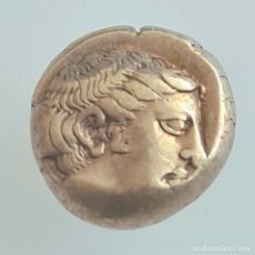 Monedas Grecia Antigua: 1/6 ESTÁTERA-STATER (HEKTE) ELECTRUM LESBOS MYTILENE CIRCA 554-527 A.C. PERSÉFONE-LEON. Lote 361277145