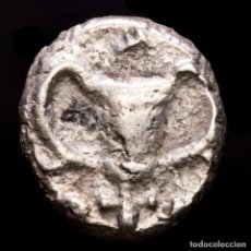 Monedas Grecia Antigua: GRECIA ANTIGUA TEBAS BOEOTIA OBOLO DE PLATA ESCUDO / KANTHAROS (198. Lote 363494700