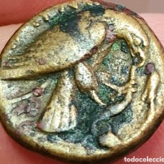 Monedas Grecia Antigua: AUTÉNTICA MONEDA GRIEGA AMYNTAS III MACEDONIA HERACLES ÁGUILA CON SERPIENTE.. Lote 381514304