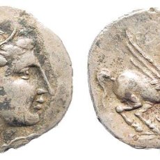 Monedas Grecia Antigua: DRACMA EMPORION CIRCA 218-212 A.C.