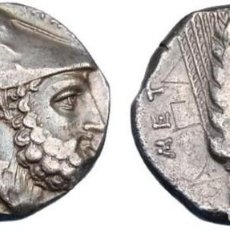 Monedas Grecia Antigua: ESTÁTERA-STATER METAPONTIUM CIRCA 340-330 A.C. GRAFITTI