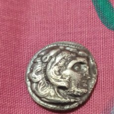 Monedas Grecia Antigua: DRACMA PÓSTUMO ALEJANDRO III MAGNO BAJO EL REINADO DE LYSIMACHOS CECA DE COLOPHON