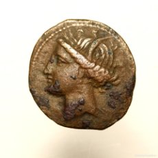 Monedas Grecia Antigua: HISPANIA ANTIGUA CARTAGO-ZEUGITANIA, CALCO DE BRONCE.
