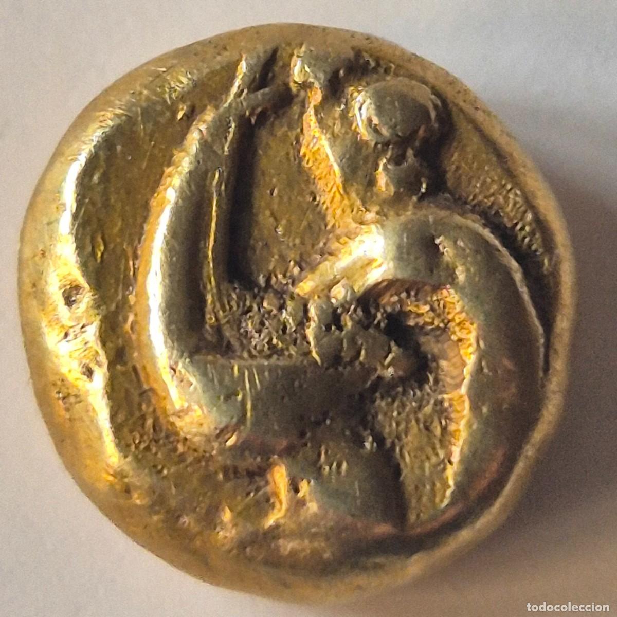 M&uuml;nzen Antikes Griechenland: 1/6 (Hekte) Est&aacute;tera-Stater Oro Electrum Ionia Phokahia 521-478 a.c Dos Focas enfrentadas