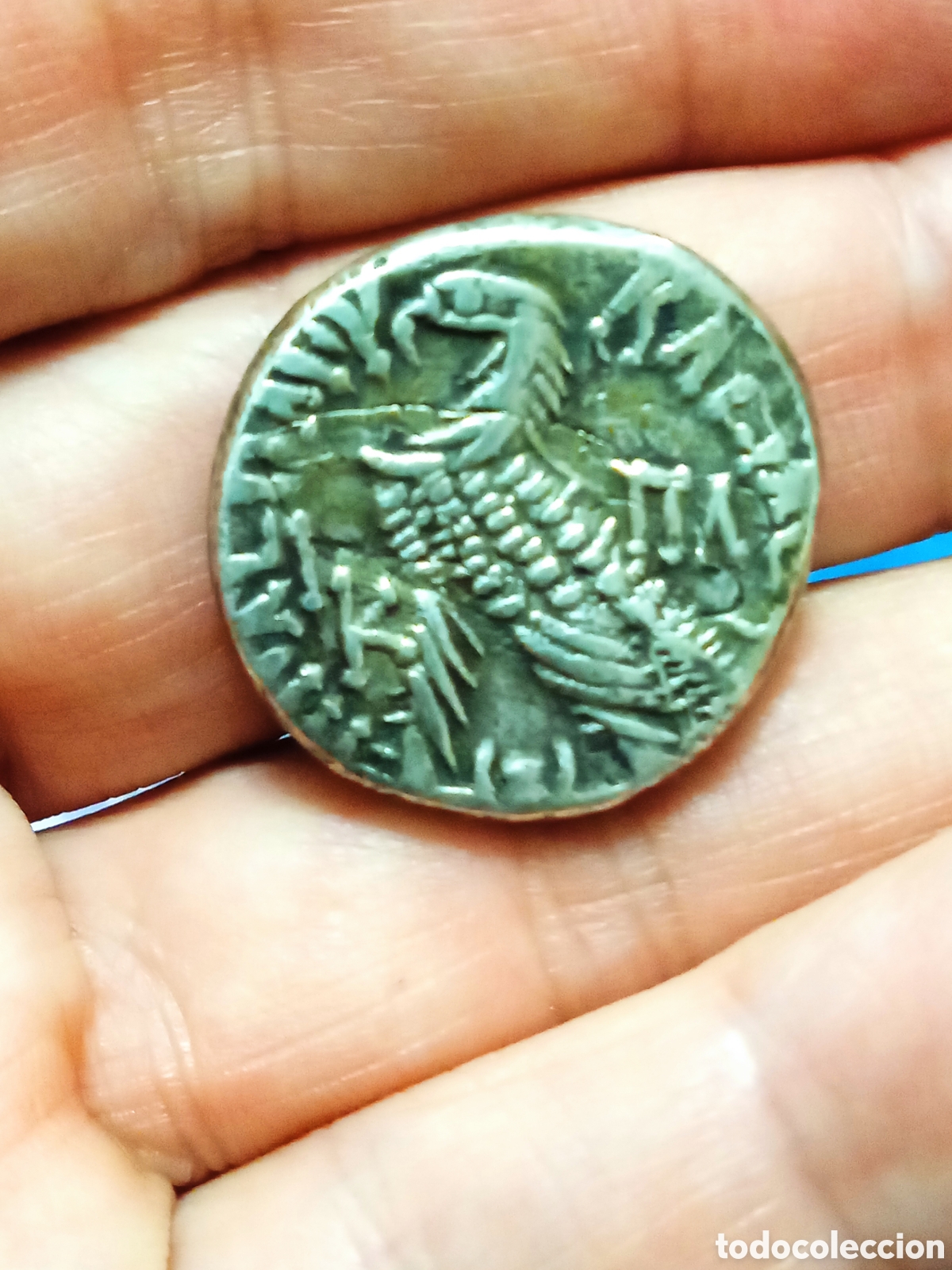 Monedas Grecia Antigua: Tetradracma del fara&oacute;n Ptolomeo X Alexander, hijo menor de Cleopatra III (106-88 a.C.).