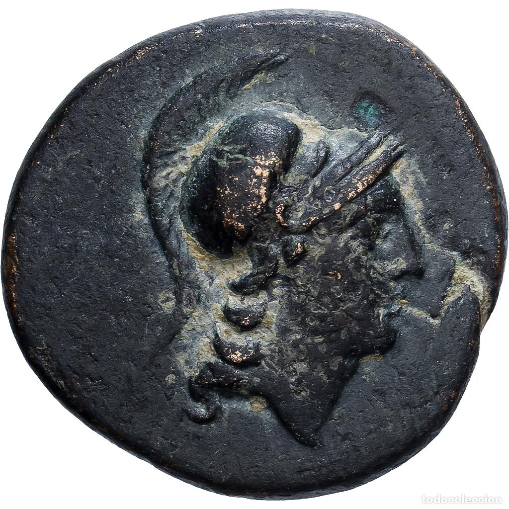 Monedas Grecia Antigua: [#139361] Aeolis, &AElig; Unit, 2nd-1st centuries BC, Aegae, Bronce, BC+, SNG-Cop:12