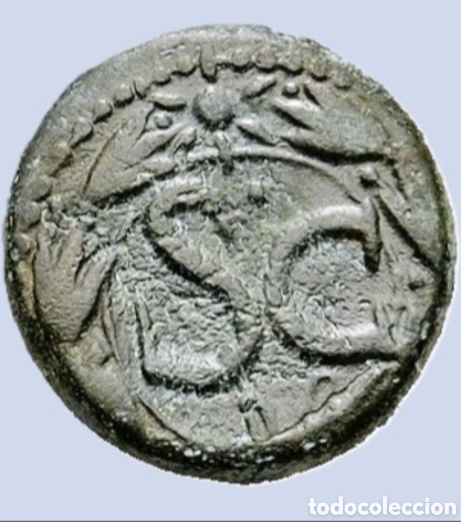 Monedas Grecia Antigua: Claudio (41-54 d. C.) Bronce