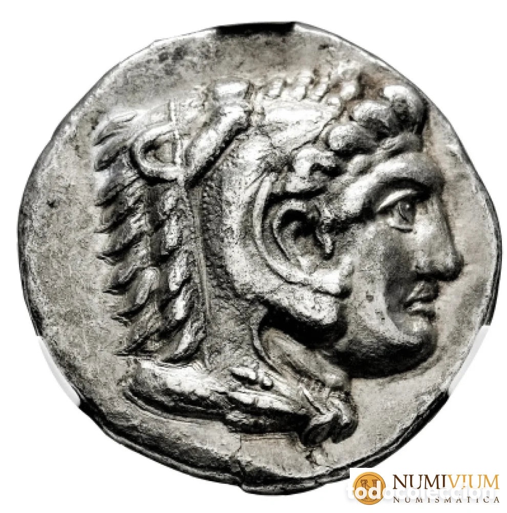 Monedas Grecia Antigua: Reino de Macedonia. Tiempos de Alejandro III - Filipo III. Tetradracma. 327-320 a.C. AU50