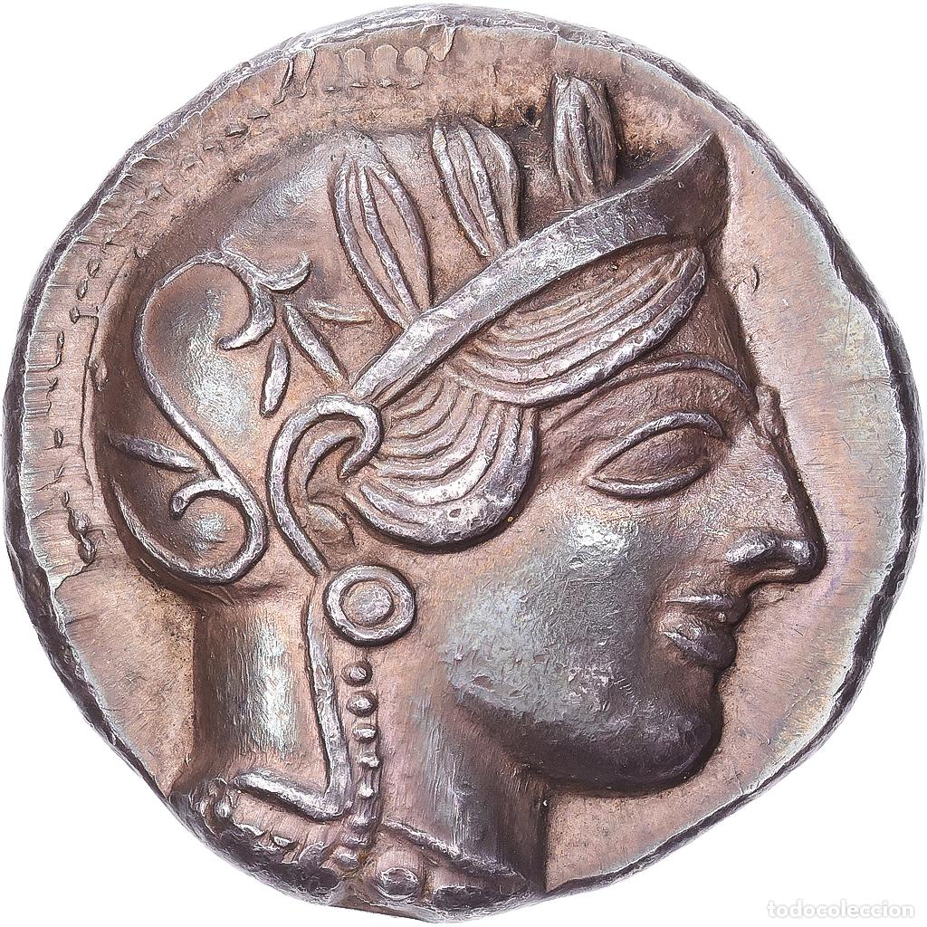 Monnaies Gr&egrave;ce Antique: [#1545191] Attica, Tetradrachm, ca. 454-404 BC, Athens, Plata, EBC