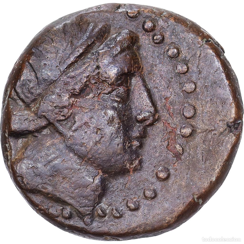 Monedas Grecia Antigua: [#1545196] Aeolis, Bronze Unit, 250-200 BC, Kyme, Bronce, BC+