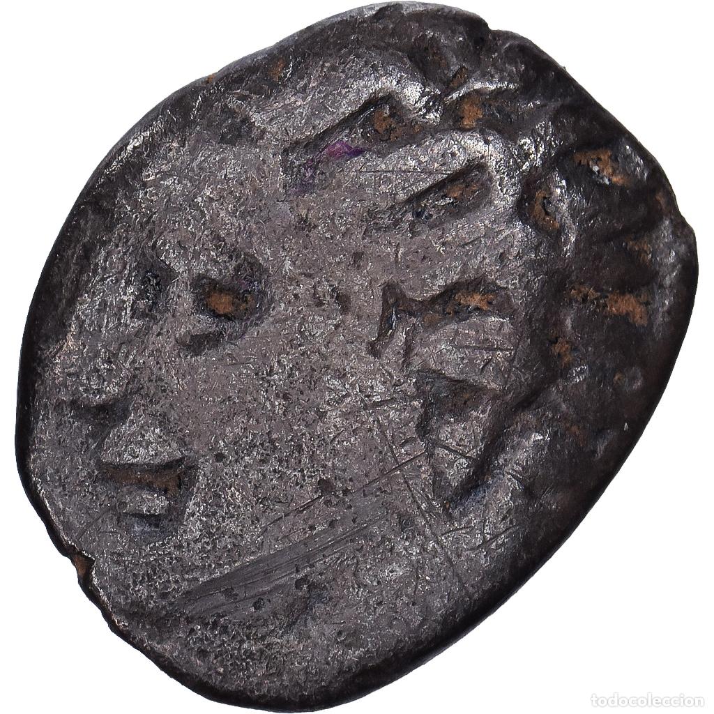 Monedas Grecia Antigua: [#1545190] Gaul, Obol, 300-50 BC, Massalia, Plata, BC+, Feug&egrave;re-Py:OBM-10-1