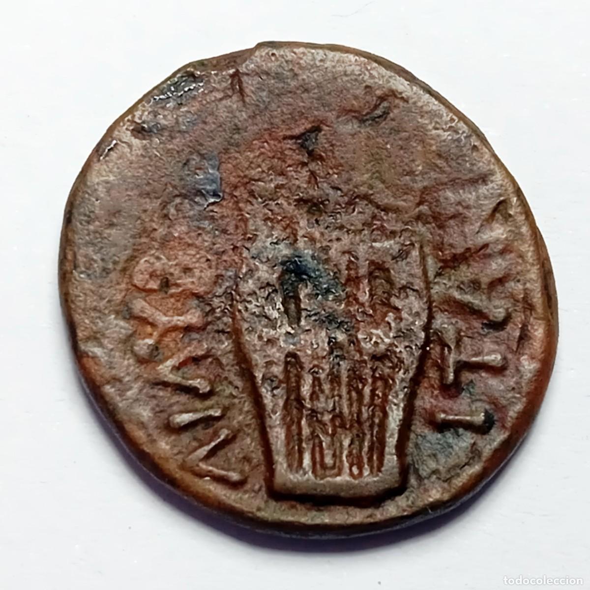 Monedas Grecia Antigua: ⚜️ BBG0 8. Lilibea, Lilybaion, Lilybaeum (Sicilia). Despu&eacute;s de 241 a.C. Apolo y lira. AE 21. 5,53 g