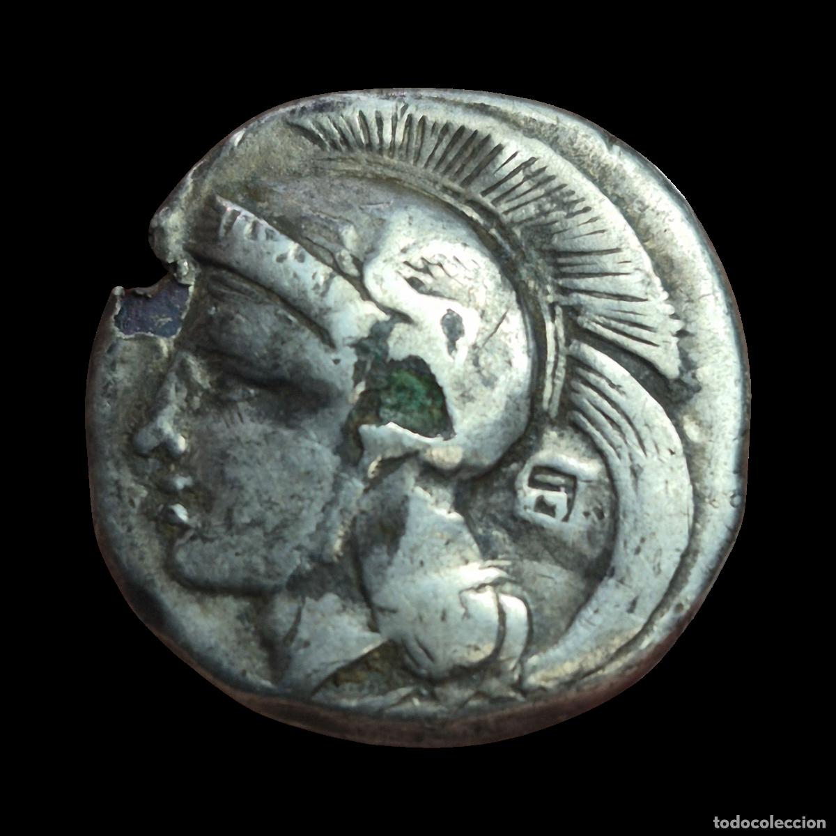Monedas Grecia Antigua: NT/ LUCANIA VELIA DIDRACMA FORRADO 280 a.C. (A1039)