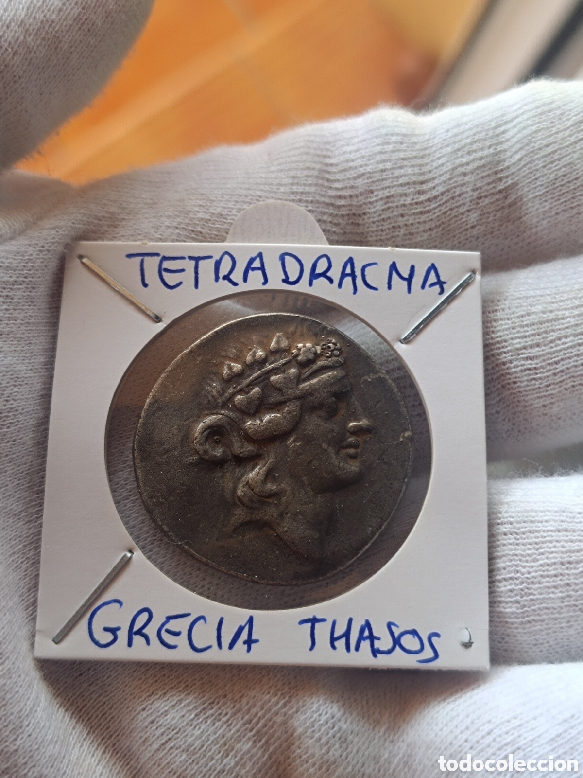Monedas Grecia Antigua: Moneda Grecia Tetradracma Thasos