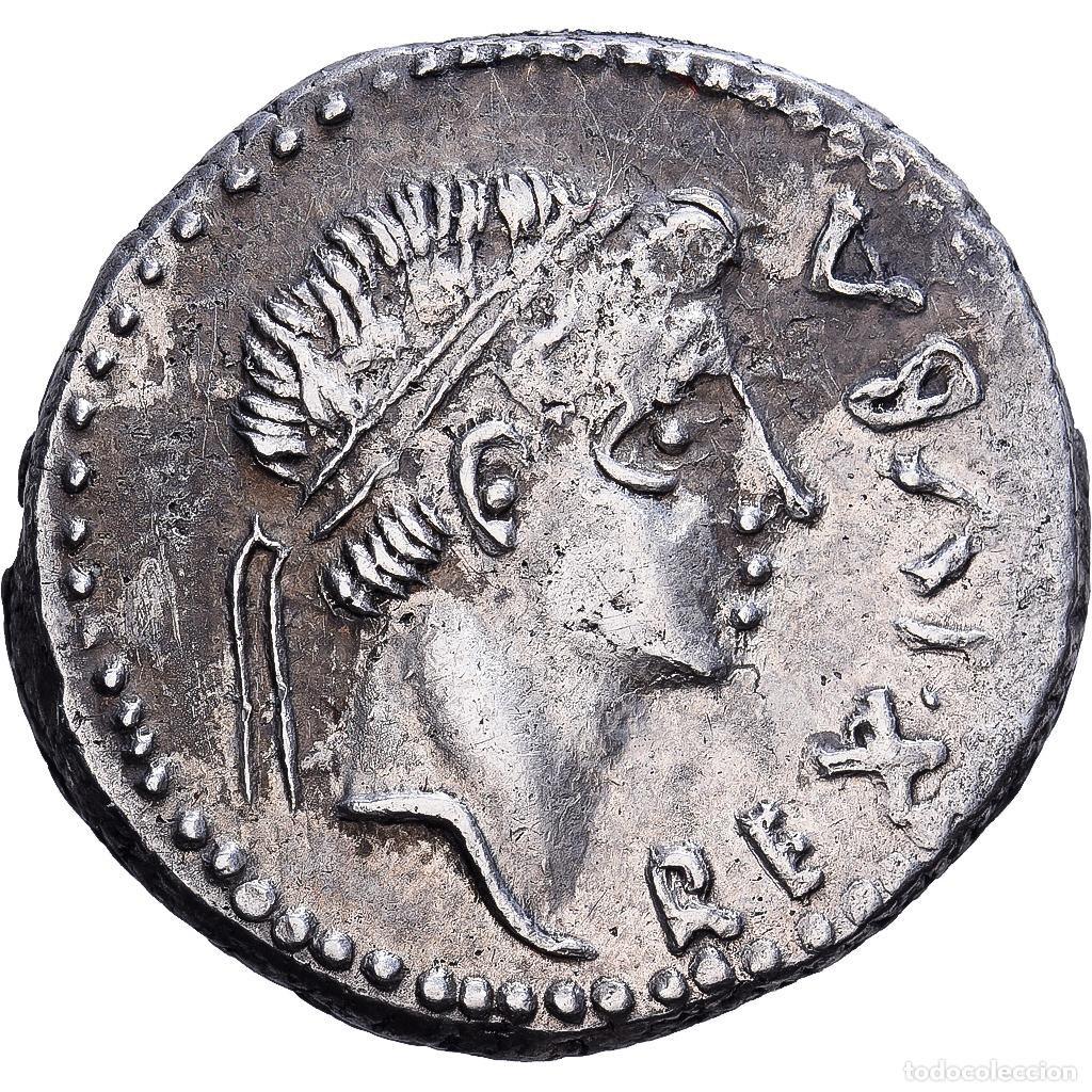 Monedas Grecia Antigua: [#1545345] Mauretanian Kingdom, Juba II and Cleopatra Selene, Denarius, 25 BC-AD 24
