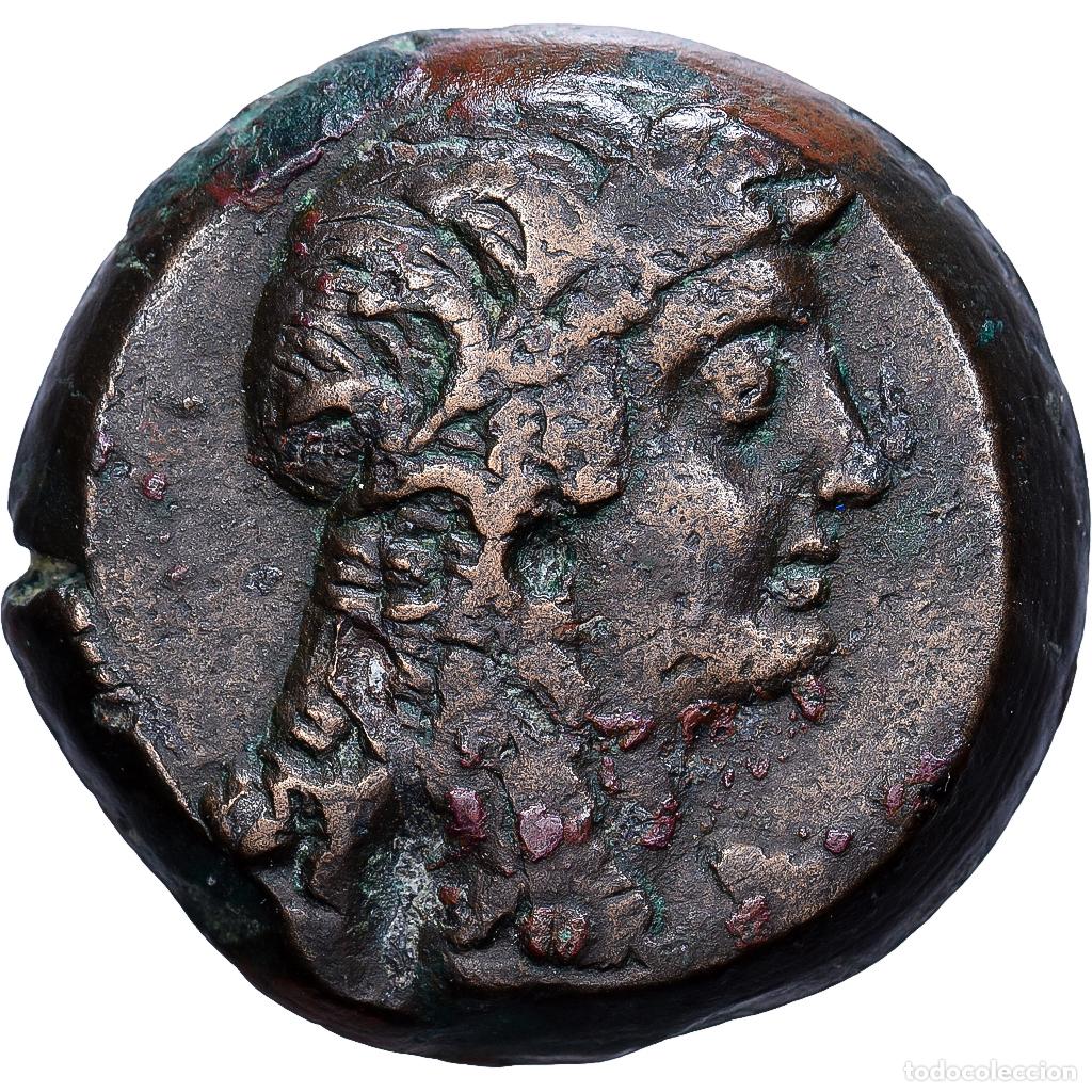 Monedas Grecia Antigua: [#1545563] Egypt, Ptolemy V, Diobol, 205-180 BC, Alexandria, Bronce, MBC, BMC:72
