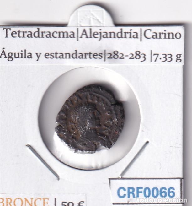 Monedas Grecia Antigua: CRF0066 MONEDA TETRADRACMA ALEJANDRIA CARINO BRONCE