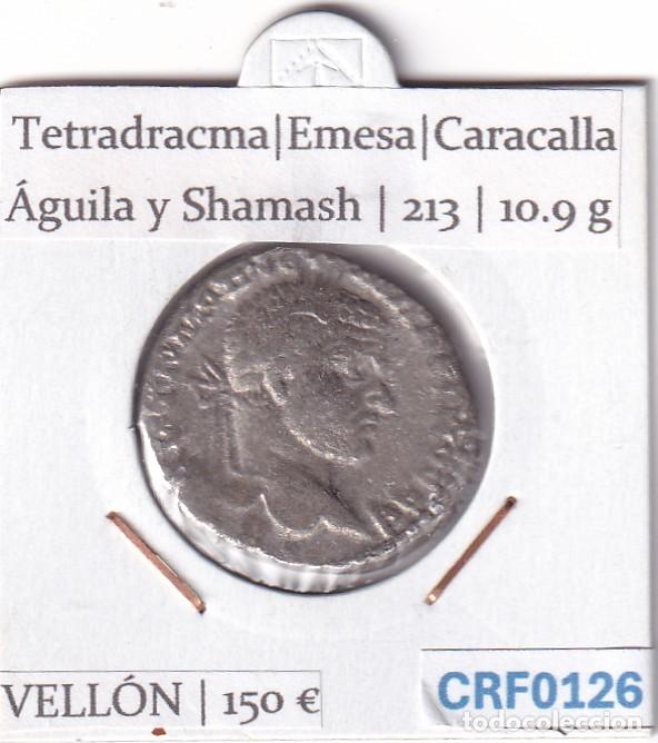 Monedas Grecia Antigua: CRF0126 MONEDA TETRADRACMA CARACALLA VELLON