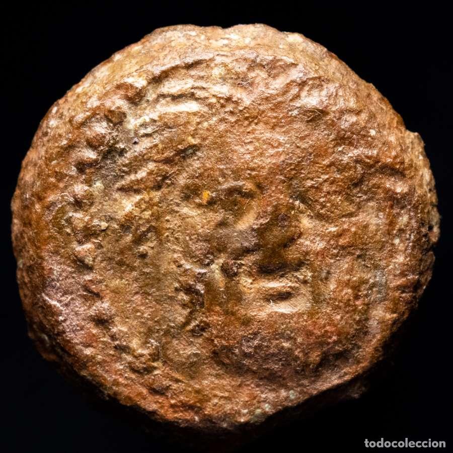 Monedas Grecia antigua: Mauretania, &Scaron;M&Scaron; (Semes) ceca desconocida en Marruecos. Baal-Melkart