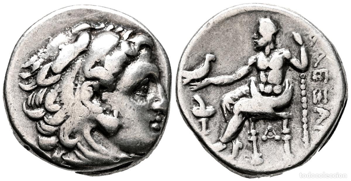 Monedas Grecia antigua: GRECIA DRACMA FILIPO III. A nombre de Alejandro Magno. Hermanastro de Alejandro