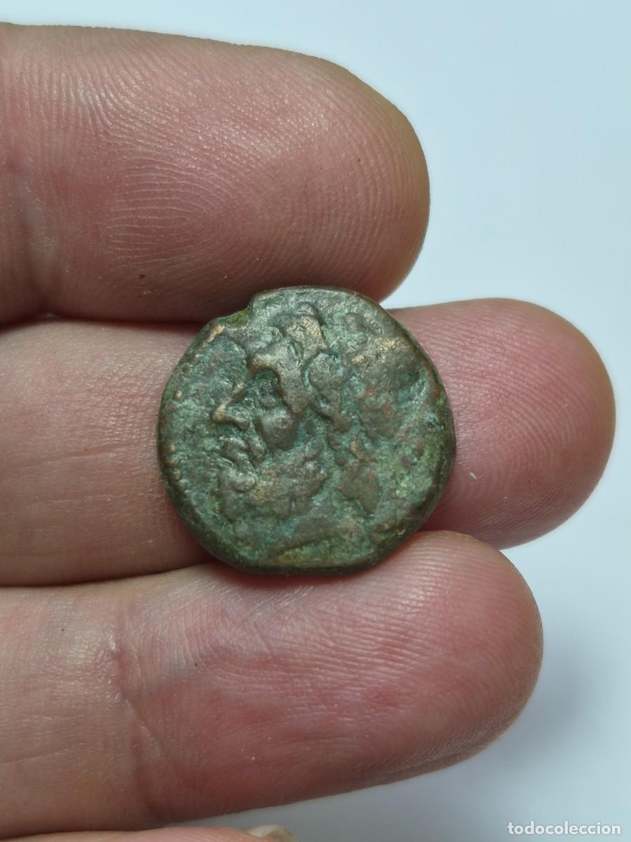 Monedas Grecia antigua: NT/ BRONCE GRIEGO SIRACUSA SICILIA POSEIDON/TRIDENTE 7,45 grs (A890)