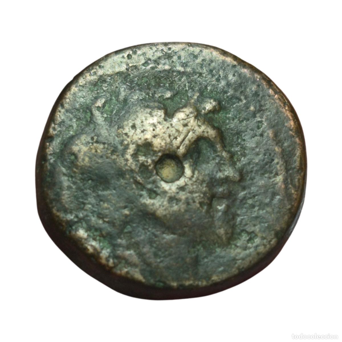 Monedas Grecia antigua: NT/ AE20 REINO SELEUCIDA ALEJANDRO I BALAS 152-145 a. C. 3,50 grs (A899)