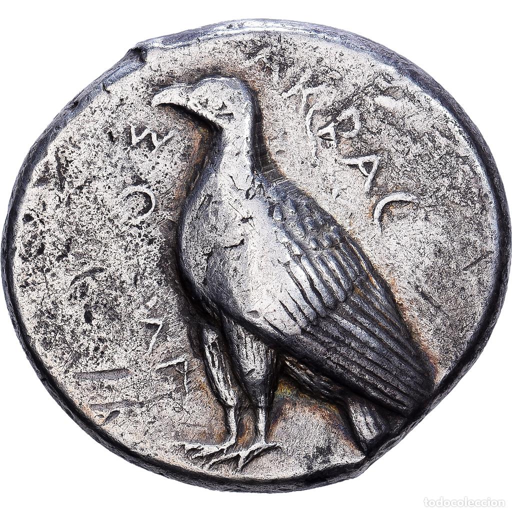 Monedas Grecia antigua: [#1545870] Sicily, Tetradrachm, 465/4-446 BC, Akragas, Plata, MBC, SNG-ANS:964