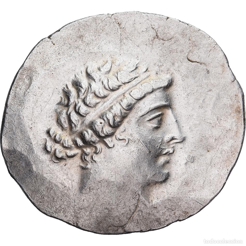 Monedas Grecia antigua: [#1545935] Aeolis, Tetradrachm, ca. 155-143 BC, Kyme, Plata, MBC+, SNG-Cop:103