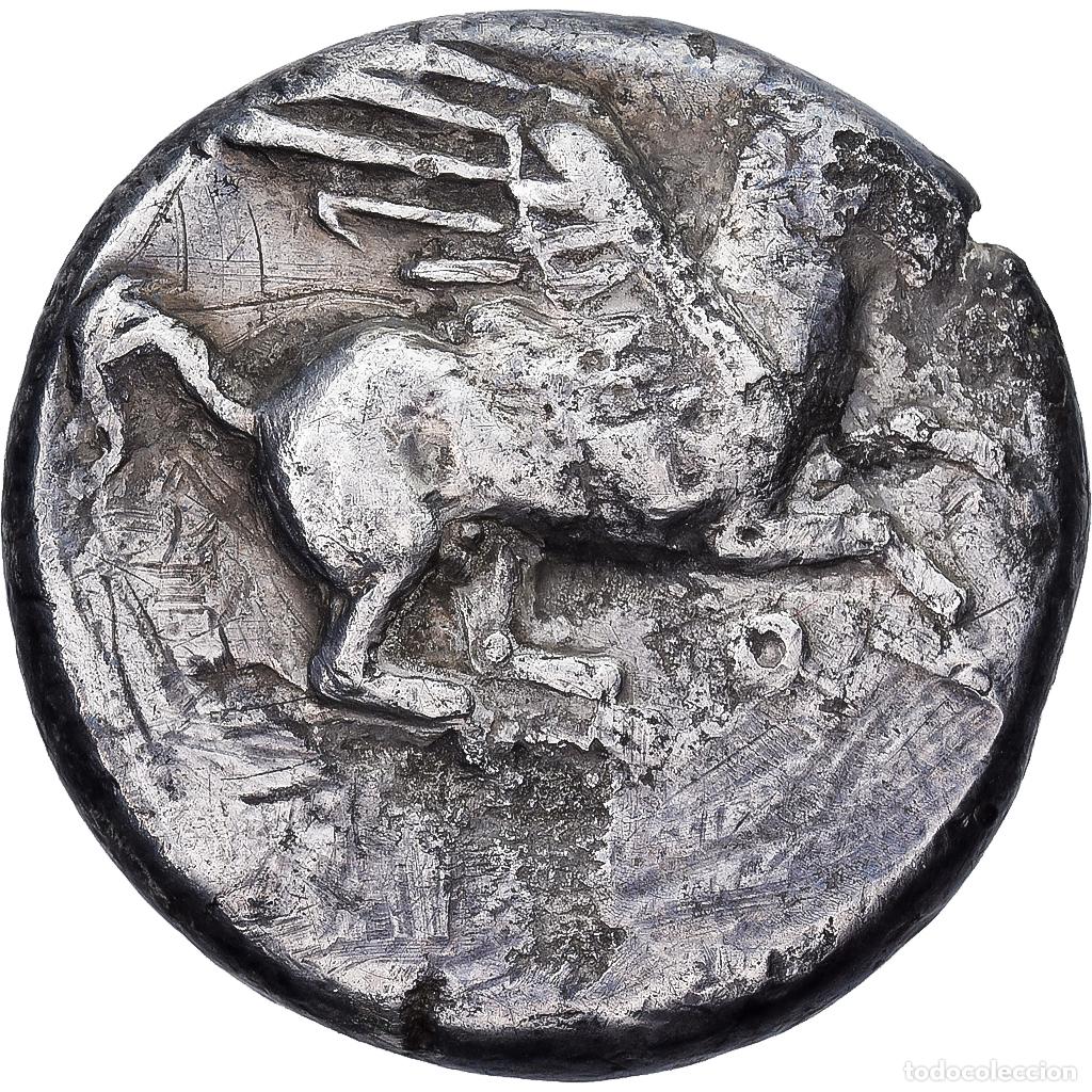 Monedas Grecia antigua: [#1545939] Corinthia, Stater, 350-306 BC, Corinth, Plata, MBC